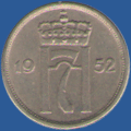 10 эре Норвегии 1952 года