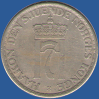1 крона Норвегии 1957 года
